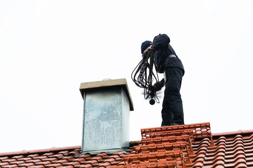 Ramonage conduit de cheminée